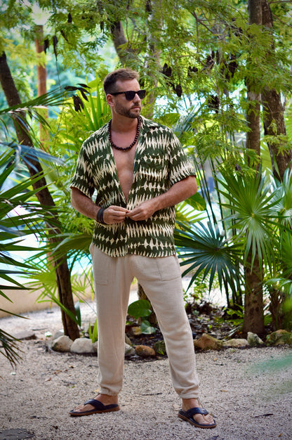 Boho Rayon Shirt for Men – MÁLAGA