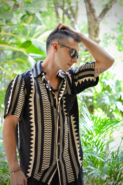 Boho Rayon Shirt for Men – MÁLAGA