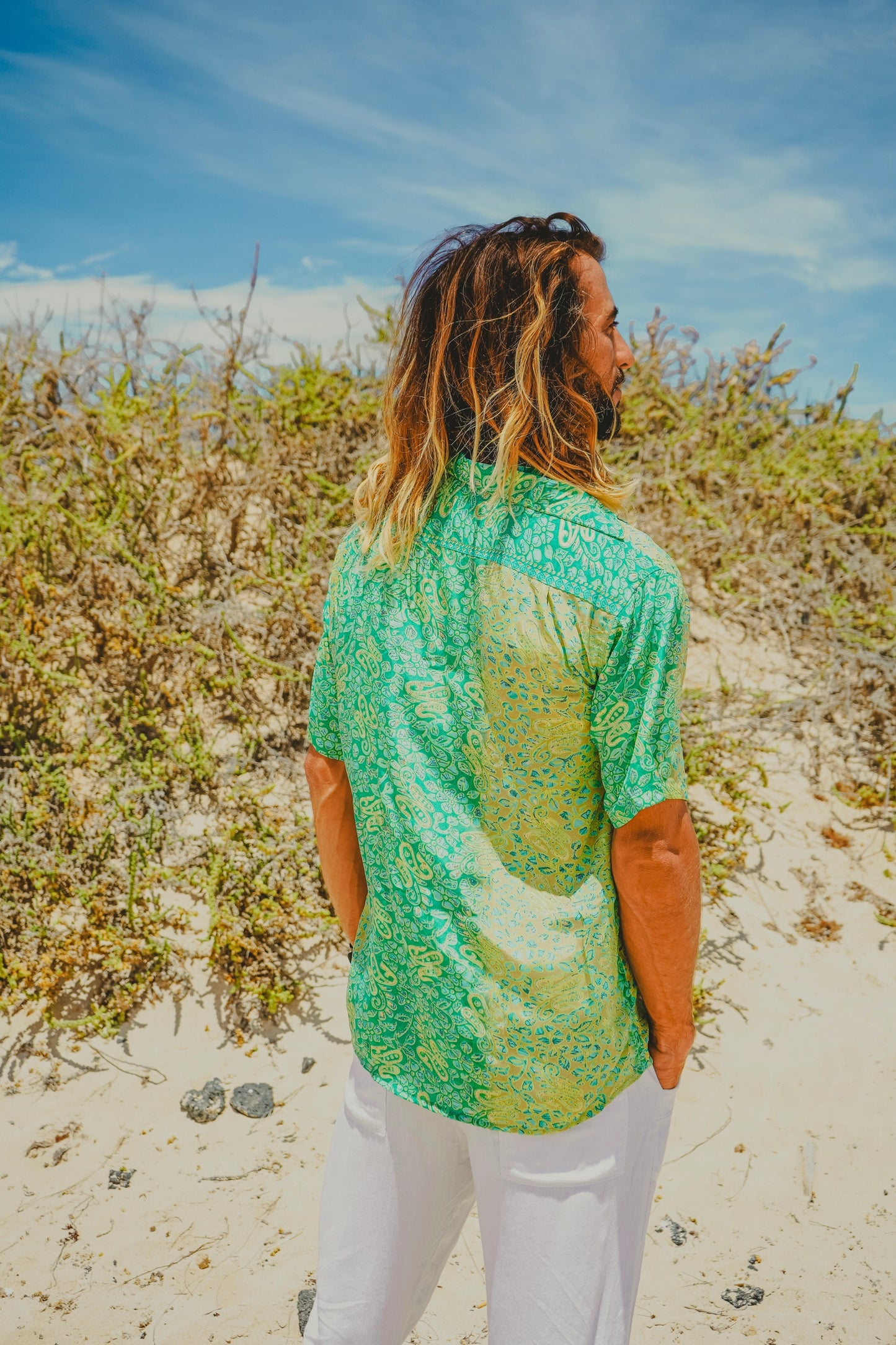 BOHO ÉPOCA FINAL – Men's Short-Sleeve Rayon Shirt (Boho Prints, S–3XL)